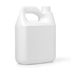 Bidón envase blanco de plástico para productos químicos Higaltor